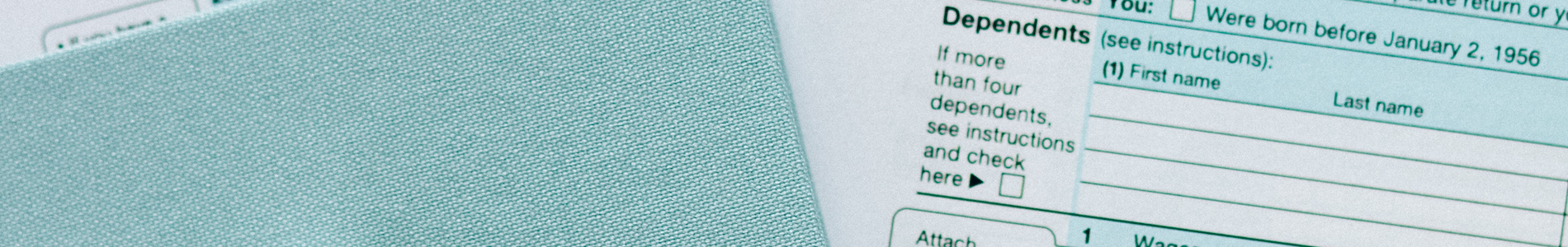 Taxes and Finance header